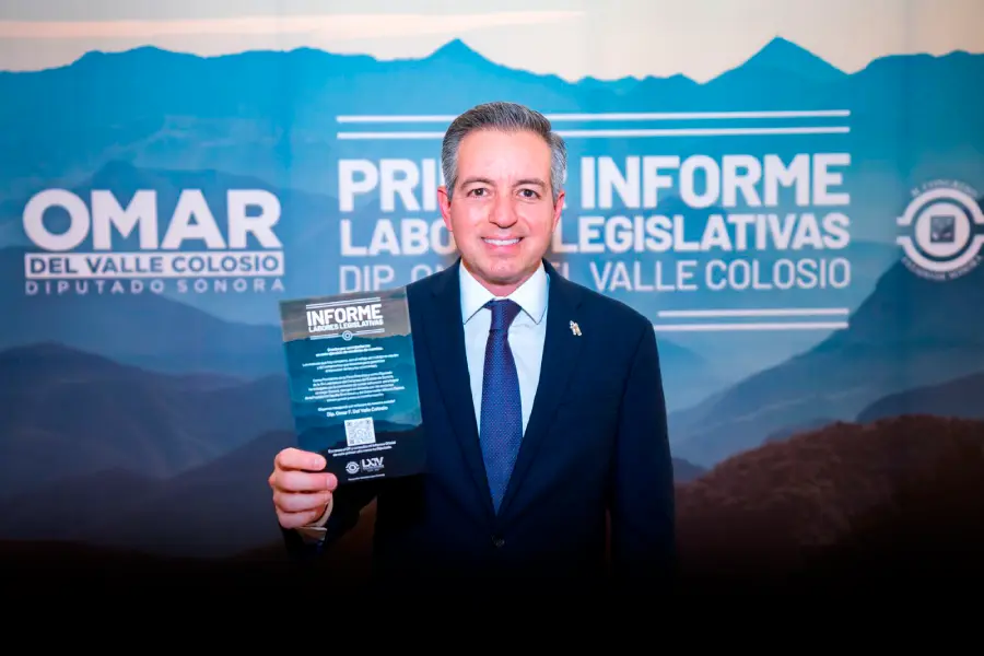 Omar del Valle Colosio – Informe de labores legislativas Omar del Valle Colosio presenta su informe de labores legislativas en Sonora.