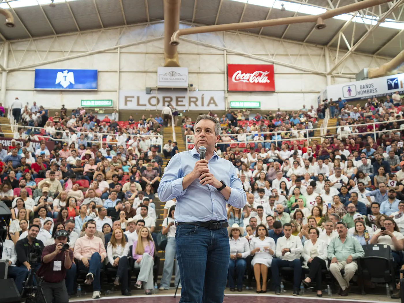 Omar del Valle Colosio en recorrido